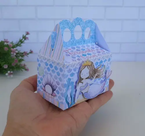 Caixinha Mini Maletinha Sereia