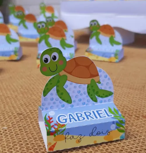 Caixinha para Bis Duplo Fundo do Mar