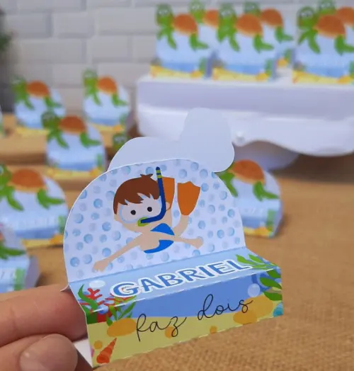Caixinha para Bis Duplo Fundo do Mar