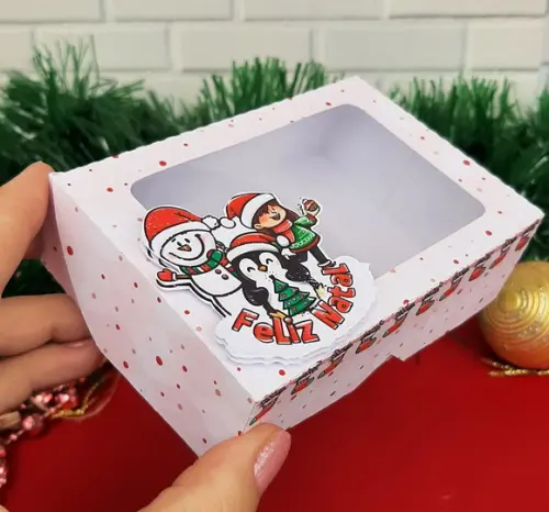 Caixinha para Docinhos Mimo de Natal