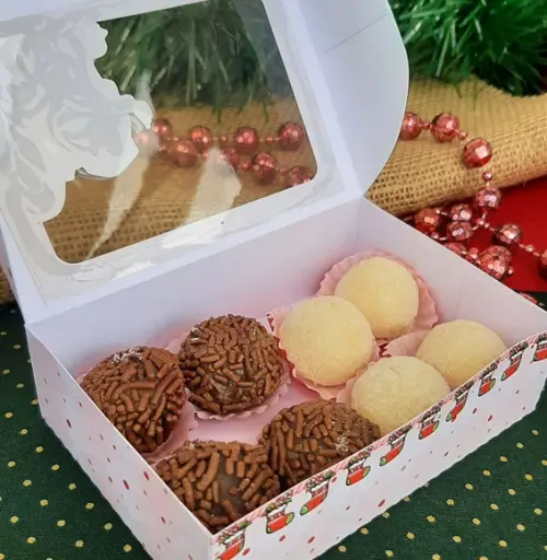 Caixinha para Docinhos Mimo de Natal
