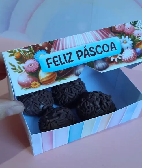 Caixinha para Docinhos Páscoa