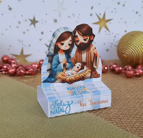 Caixinha para Lembrancinha de Natal