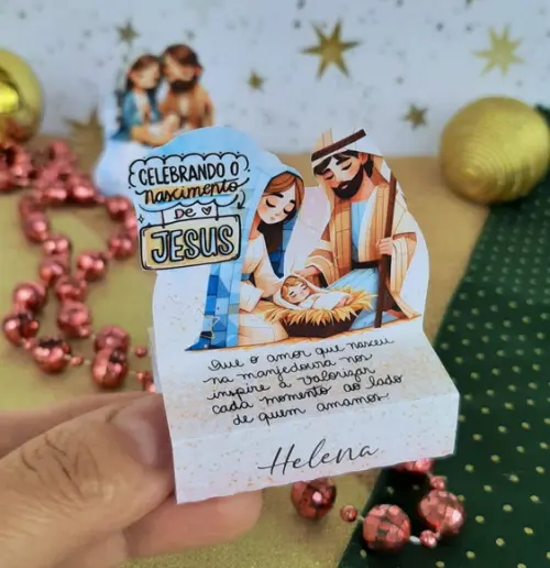 Caixinha para Lembrancinha de Natal