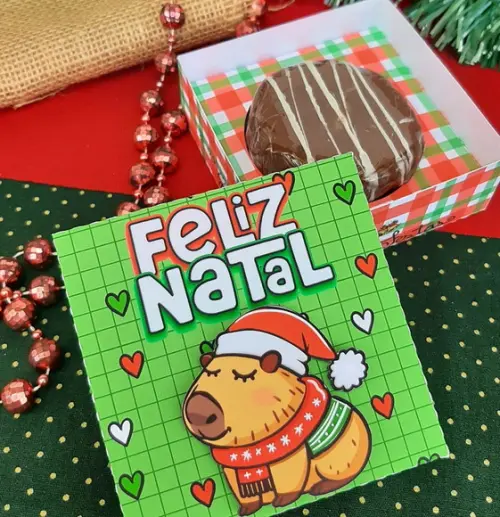 Caixinha para Lembrancinha de Natal