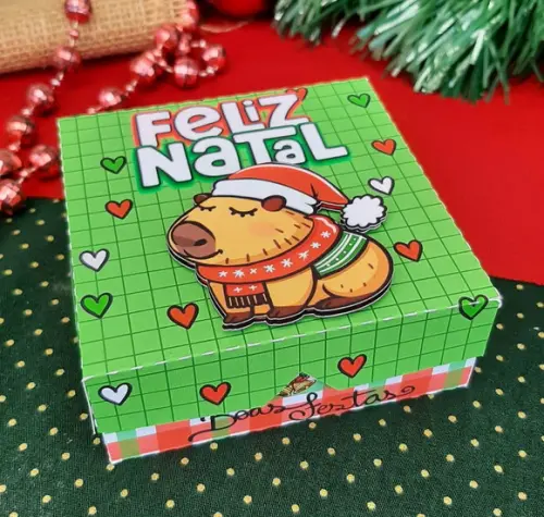 Caixinha para Lembrancinha de Natal