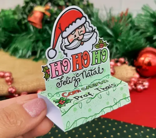Caixinha para Lembrancinha de Natal