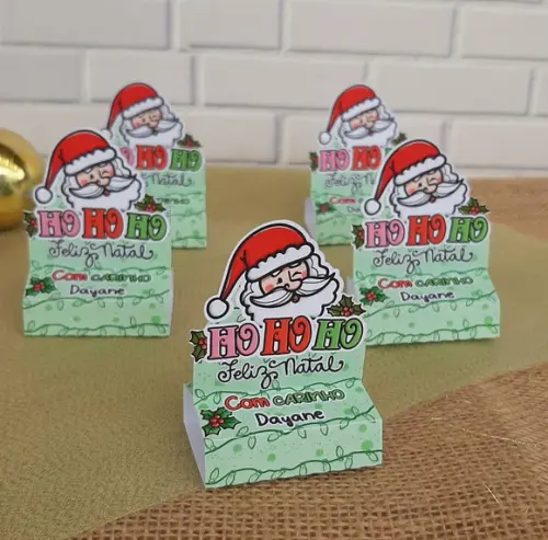 Caixinha para Lembrancinha de Natal