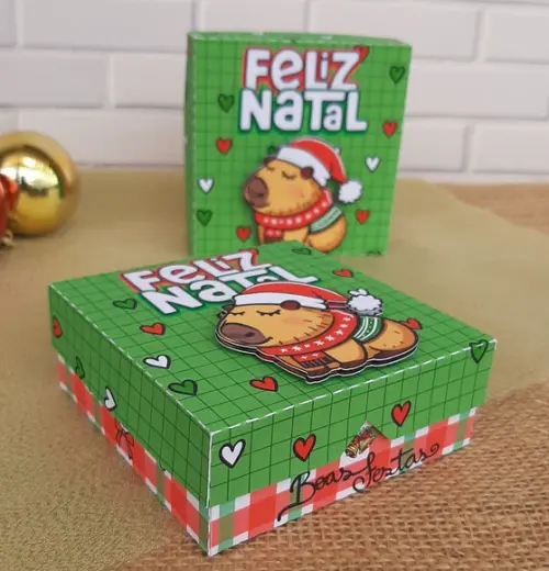 Caixinha para Lembrancinha de Natal