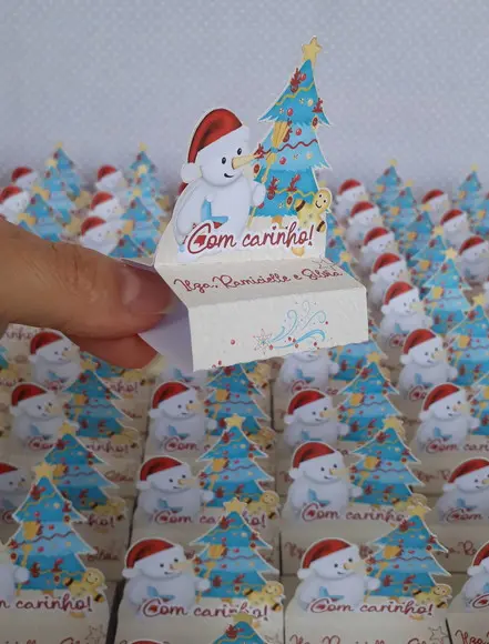 Caixinha para Lembrancinha de Natal