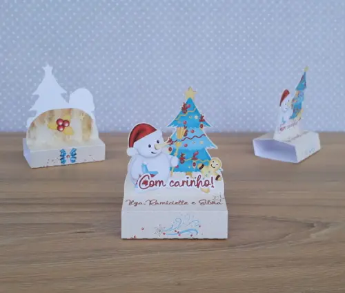 Caixinha para Lembrancinha de Natal