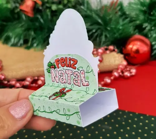 Caixinha para Lembrancinha de Natal