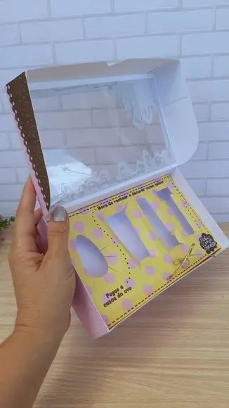 Caixinha para Mini Kit Confeiteiro
