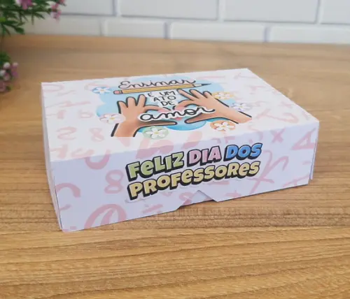 Caixinha Personalizada Dia dos Professores