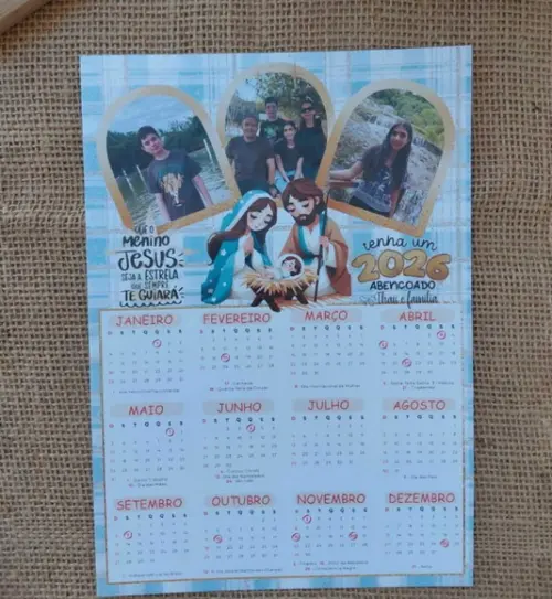 Calendário 2026 Personalizado