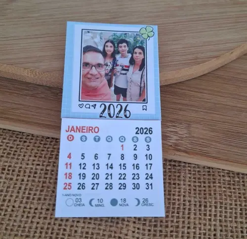 Calendário de Geladeira 2026
