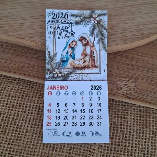 Calendário de Geladeira 2026