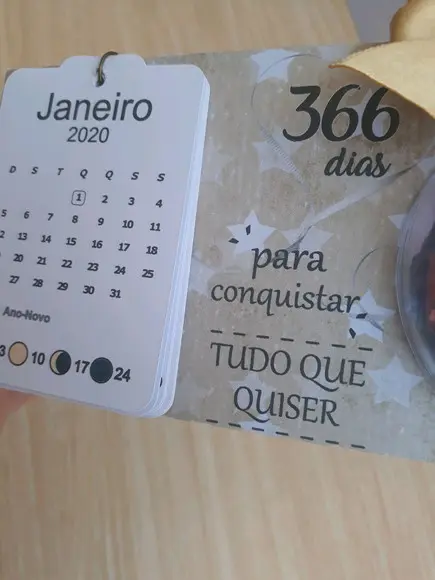 Calendário de Mesa 2026