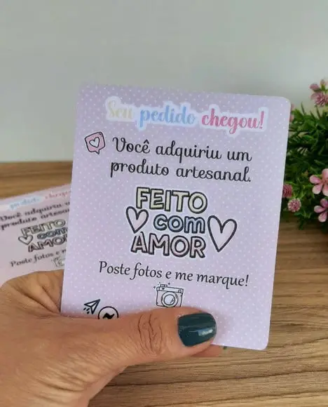 Cartão Oba Seu Pedido Chegou