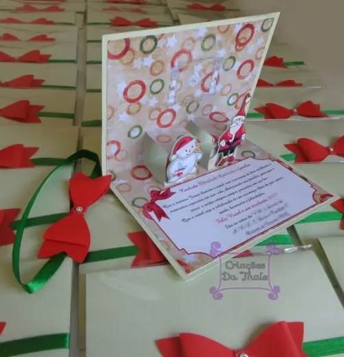 Cartão de Natal Pop Up