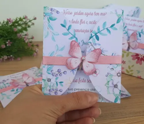 Convite de Festa Jardim