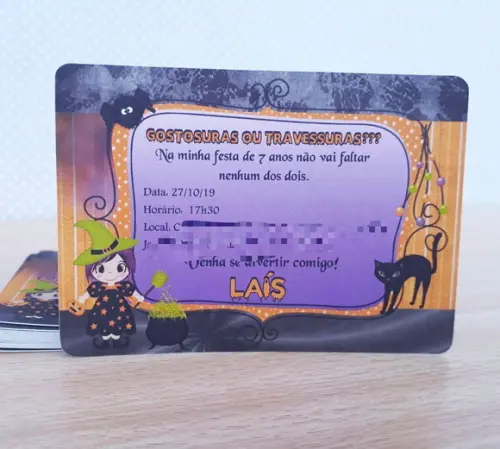 Convite de Festa Halloween