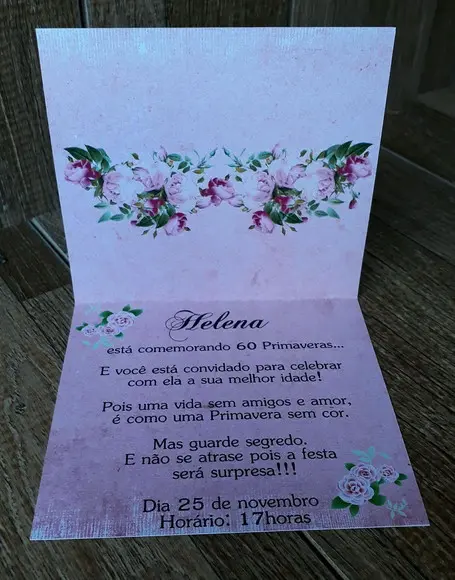 Convite Floral