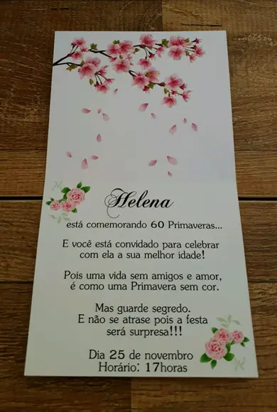 Convite Floral