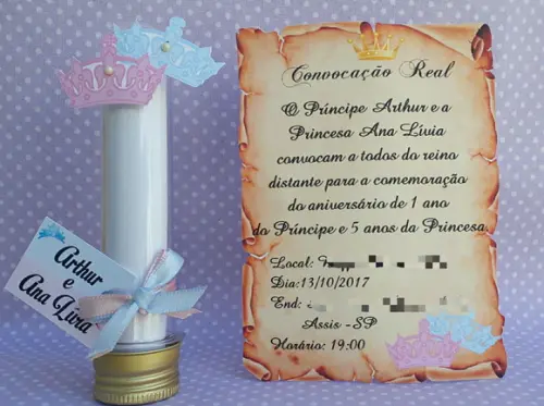 Convite no Tubete Realeza