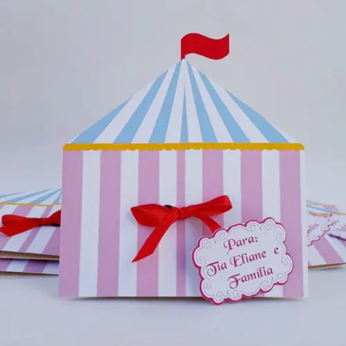 Convite Tenda de Circo