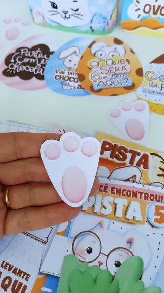 Kit Caça aos Ovos de Páscoa para Menina