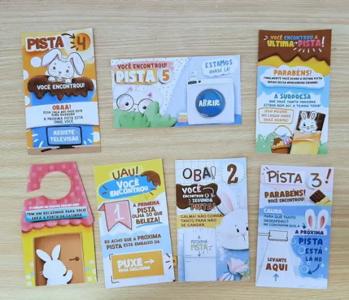 Kit Caça aos Ovos de Páscoa para Menino