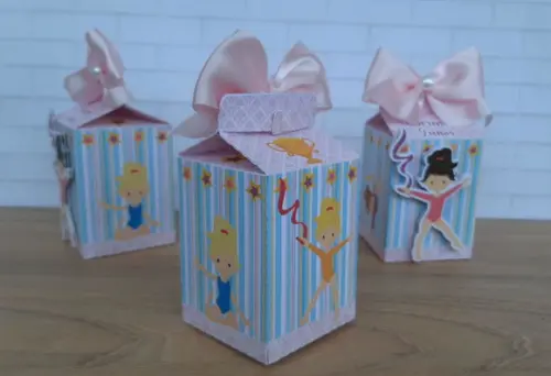 Kit com 10 Caixa Milk Ginástica Rítmica