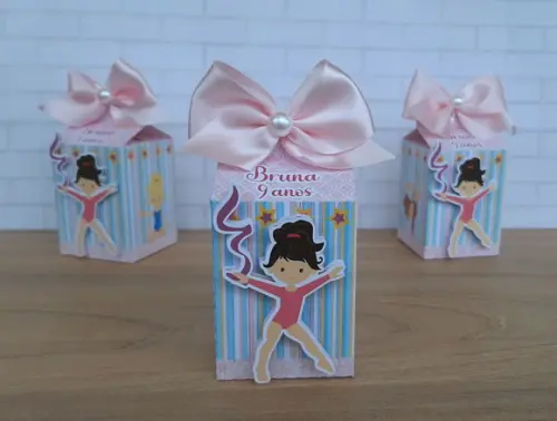 Kit com 10 Caixa Milk Ginástica Rítmica