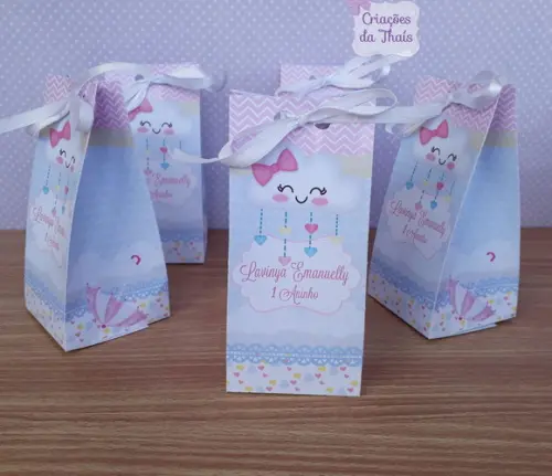 Kit com 12 Caixas Festa Chuva de Amor