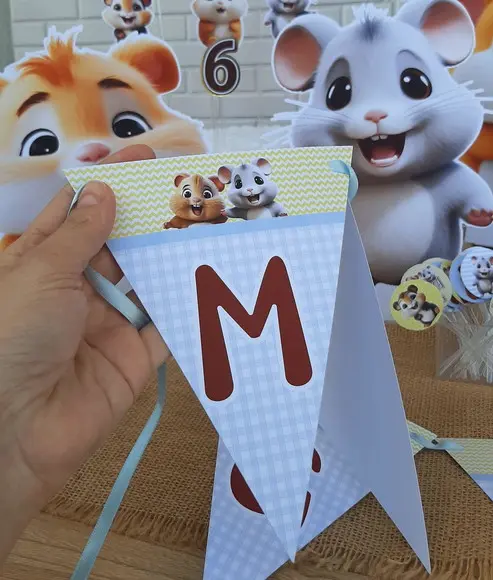 Kit Decoração de Festa Hamster
