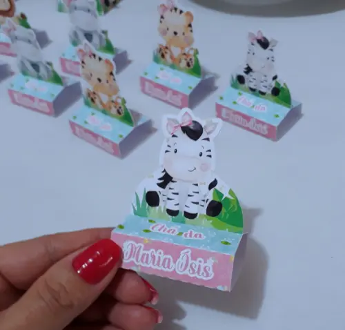 Kit Decoração de Festa Safari Menina