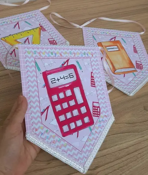 Kit Festa Só Um Bolinho Tema Matemática para Menina