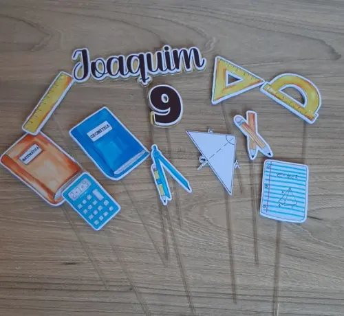 Kit Festa Só Um Bolinho Tema Matemática