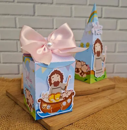 Kit Lembrancinha Arca de Noé para Menina