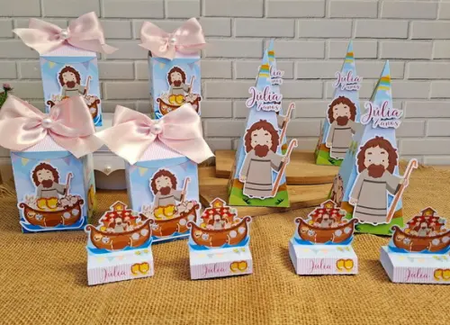 Kit Lembrancinha Arca de Noé para Menina