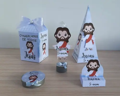 Kit Lembrancinha Jesus o Maior Herói