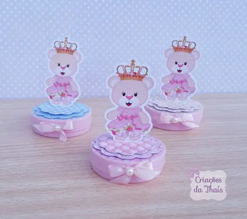 Latinha 3d Ursinha Cute