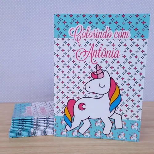 Livro para Colorir Unicórnio