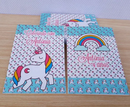 Livro para Colorir Unicórnio
