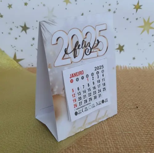 Mini Calendário de Mesa