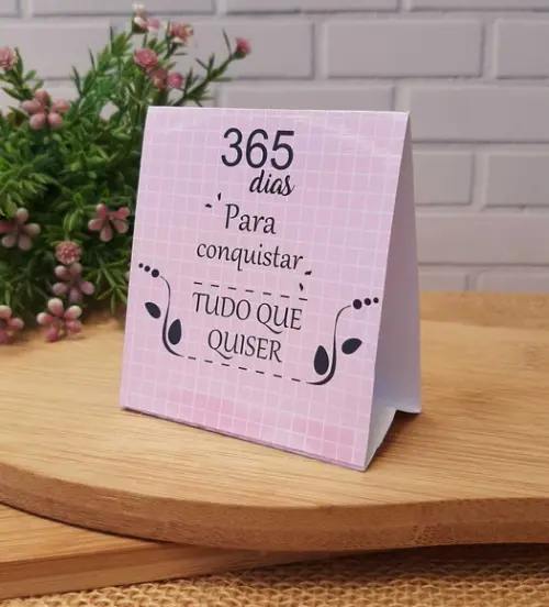 Mini Calendário de Mesa