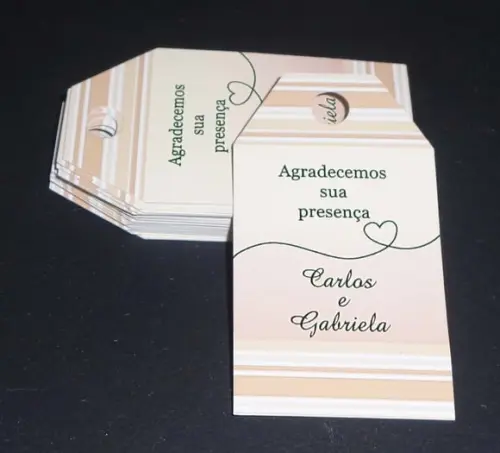 Tag Agradecimento Noivado