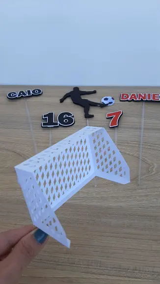 Topo de Bolo Futebol