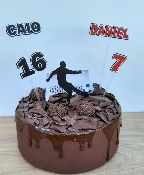 Topo de Bolo Futebol